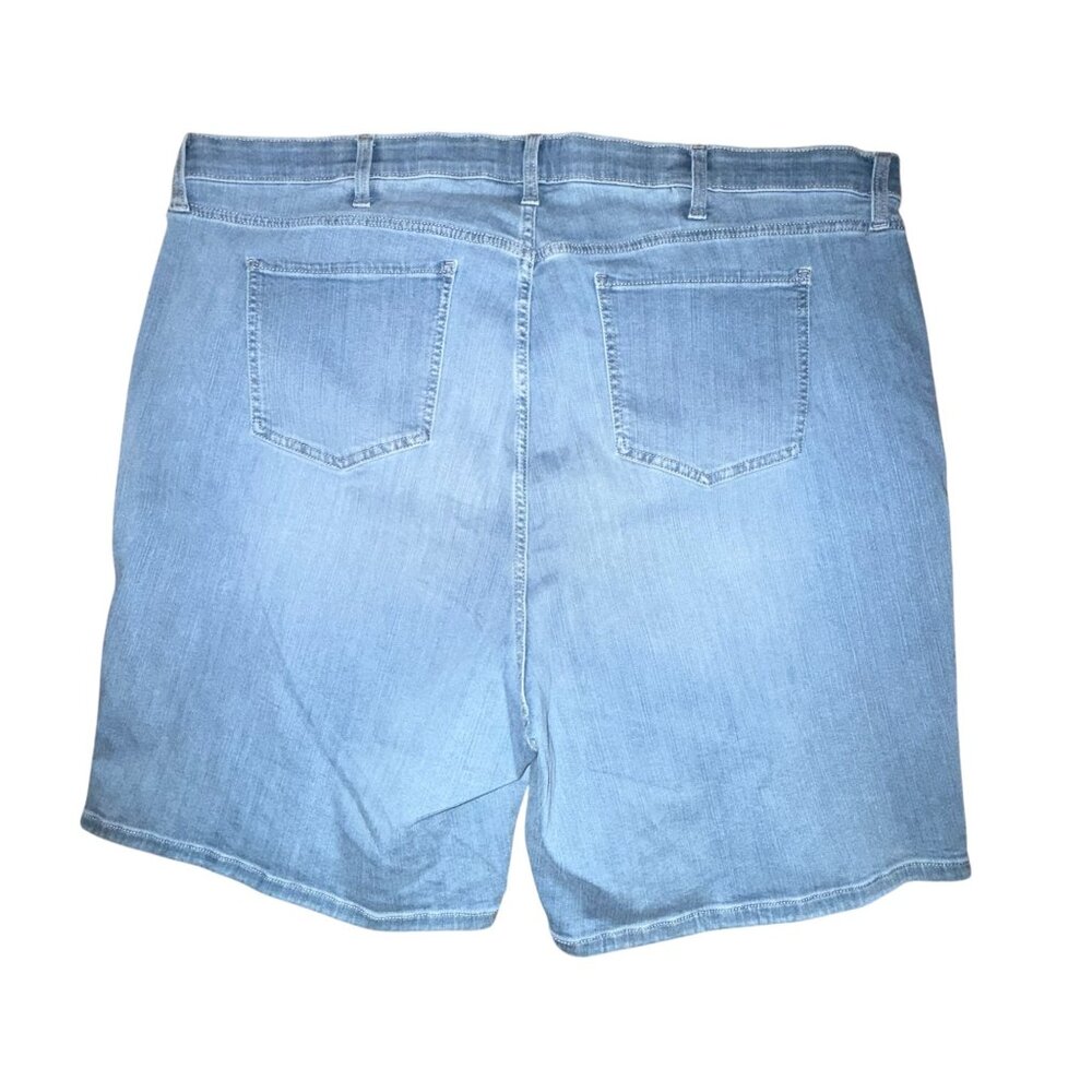 Torrid Womens Plus Size Bermuda Shorts Womens 26 Light Wash Pockets Distressed - Picture 4 of 7